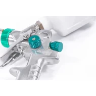 Пистолет за боя, AG 810 HVLP, дюзи 0,8mm и 1,0mm , 57361, STELS