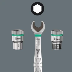 Вложка с накрайник 8740 B Zyklop, 3/8"-изтънена, SW 10, 05003056001, WERA