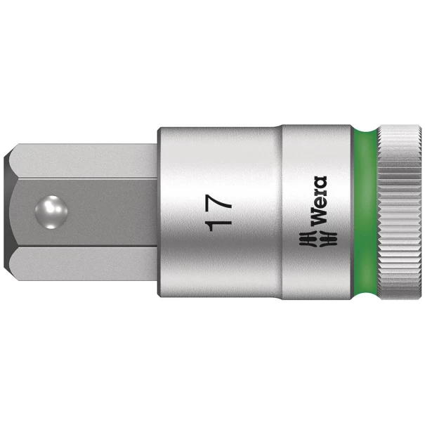 Вложки гаечни комплект 8740 B HF 1,3/8", задържащи за шестостен, 7 части, 05003180001, WERA