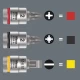 Вложка гаечна 8700 A FL за шлицови винтове, 1/4", 1,2x6,5x28mm, 05003322001, WERA