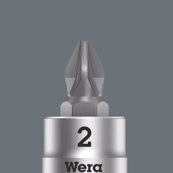 Вложка гаечна 8751 A Phillips Zyklop, 1/4", PH 1x28mm, 05003350001, WERA
