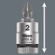 Вложка гаечна 8755 A Pozidriv Zyklop, 1/4", PZ 3x28mm, 05003355001, WERA