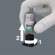 Колан за вложки текстилен Belt A, 9 части, празен, 05003891001, WERA