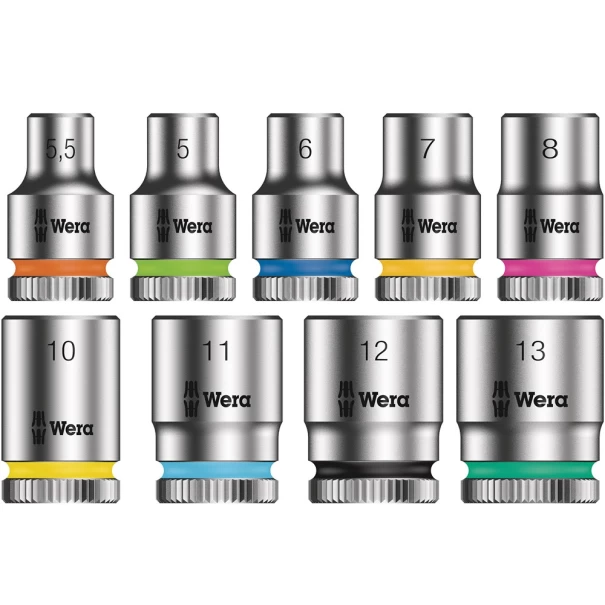 Тресчотка 8100 SA 6 Zyklop с 1/4" бързосменяемо захващане, 28ч, 05004016001, WERA