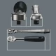 Комплект тресчотки 8100 SA 11 Zyklop 1/4", метална с лост за превключване, инчови, 05004021001, WERA