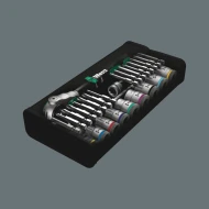 Комплект тресчотка бързосменна 8100 SB 9, 3/8", инчова, 29ч, 05004049001, WERA