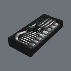 Комплект тресчотка бързосменна 8100 SB 9, 3/8", инчова, 29ч, 05004049001, WERA