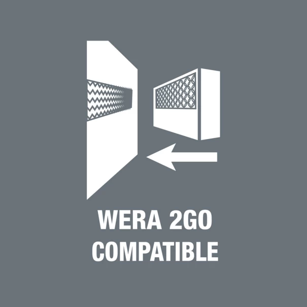 Контейнер за инструменти Wera 2go 2 XL, 2ч, 05004357001, WERA