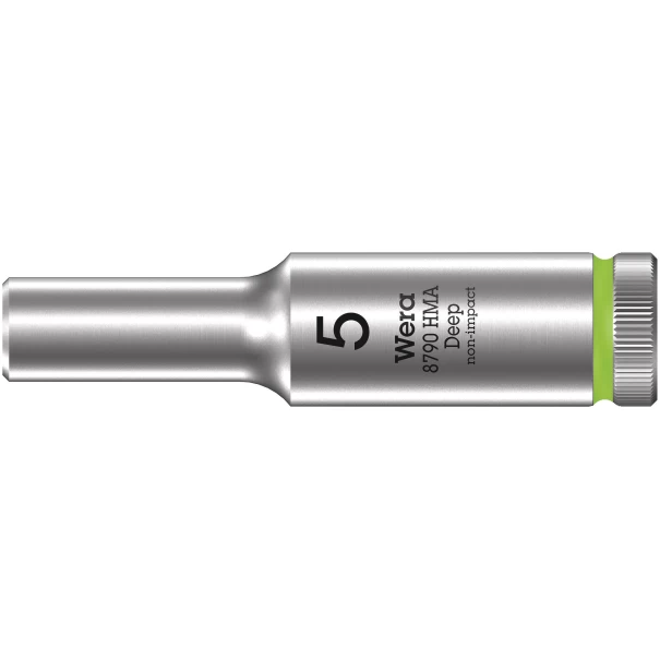 Вложка 1/4", 8790 HMA Deep, дълга, SW 5, 50mm, 05004501001, WERA
