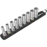 Колан с комплект вложки B Deep 1, дълги, 3/8", 9ч, 05004545001, WERA