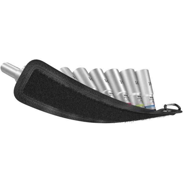 Колан с комплект вложки B Deep 1, дълги, 3/8", 9ч, 05004545001, WERA
