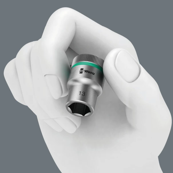 Лента магнитна с гаечни вложки Zyklop C 4 1/2" 9ч, 05005460001, WERA