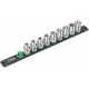 Лента магнитна с гаечни вложки Zyklop C 4 1/2" 9ч, 05005460001, WERA