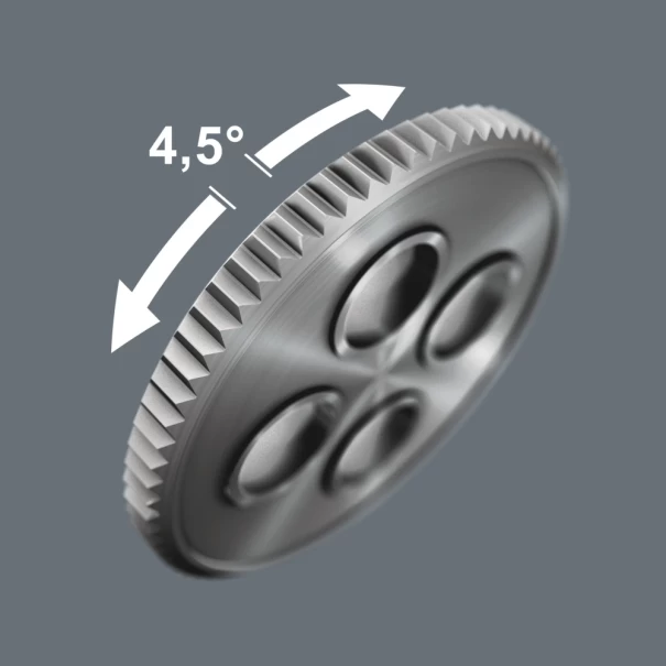 Комплект тресчотка 8100 SB 12 Zyklop Comfort, с реверсивен лост, 3/8", 16ч, 05005530001, WERA