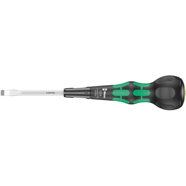 Отвертка плоска със сферична ръкохватка Ball-Grip 1834 1,0 x 6,0 x 100 mm, 05007900001, WERA