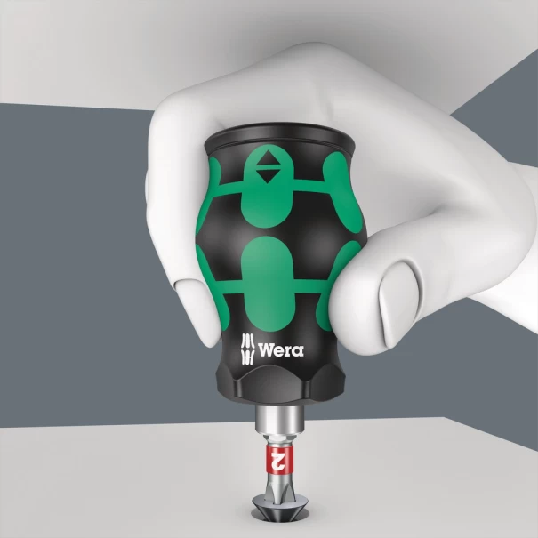 Отвертка Kraftform Kompakt Stubby М3, с магазин с битове, 6ч, 05008875001, WERA