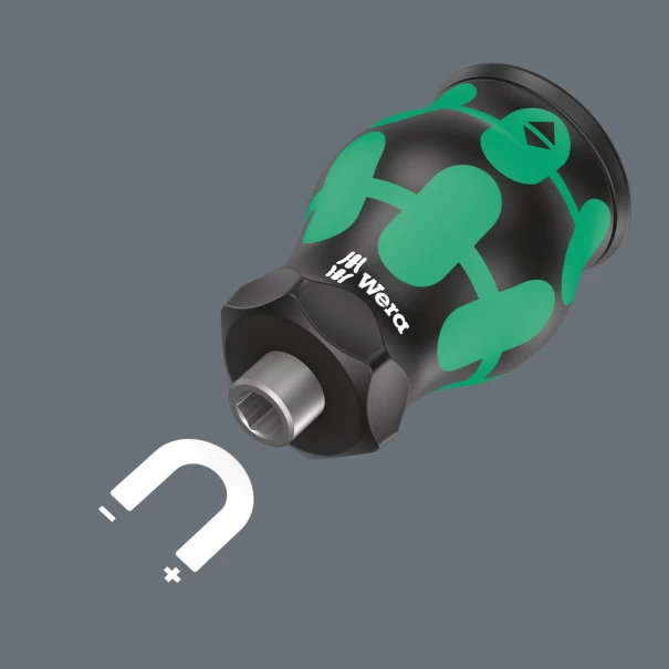 Отвертка Kraftform Kompakt Stubby М3, с магазин с битове, 6ч, 05008875001, WERA