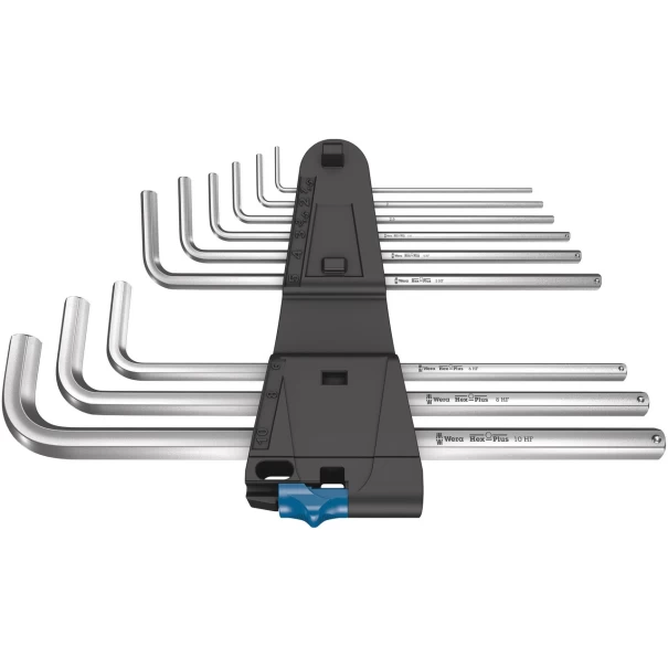 Комплект имбусни ключове 950/9 L Hex-Plus HF 1,  хром, придържане, 9ч, 05022130001, WERA