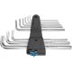Комплект имбусни ключове 950/9 L Hex-Plus HF 1,  хром, придържане, 9ч, 05022130001, WERA