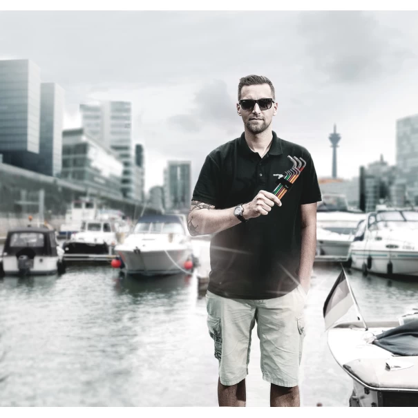 Комплект ключове имбусни Г-образни 3950/9 Hex-Plus Multicolour, неръждаеми, 05022669001, WERA