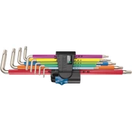 Комплект имбусни клчове 3967/9 TX SXL Multicolour HF неръждаеми, 9ч, 05022689001, WERA