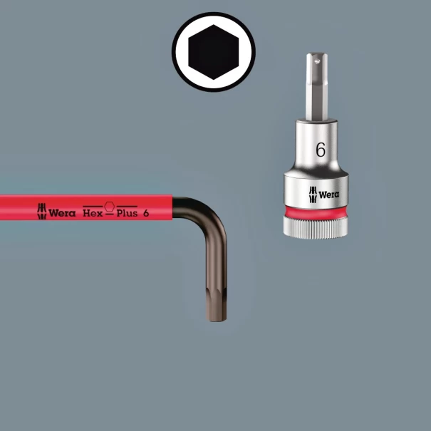 Комплект ключове Г-образни неръждаеми метрични 3950/9 Hex-Plus Multicolour HF Stainless 1 9ч, 05022699001, WERA