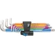 Комплект ключове Г-образни неръждаеми метрични 3950/9 Hex-Plus Multicolour HF Stainless 1 9ч, 05022699001, WERA