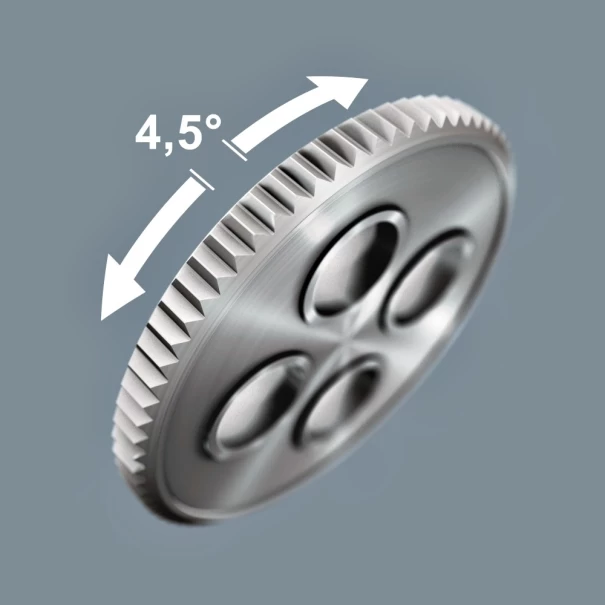 Отвертка Т-образна с тресчотка 416 RA с Rapidaptor, 1/4"x45mm, 05023461001, WERA