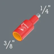 Адаптор свързващ елемент 781 A/B VDE квадрат 3/8", 05024692001, WERA
