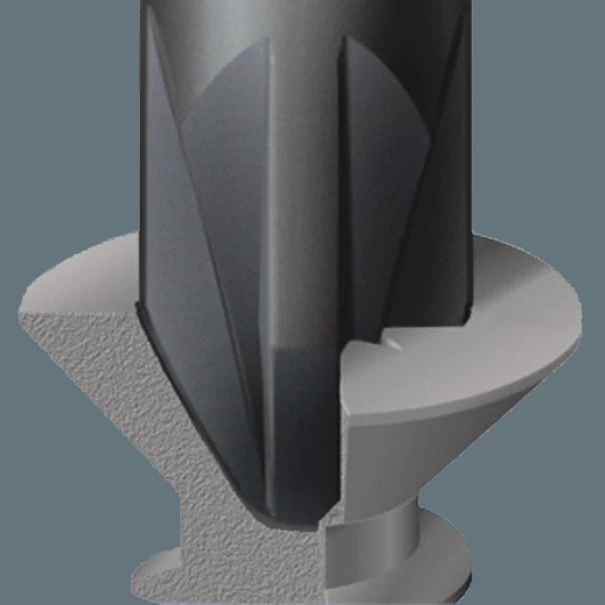 Отвертка кръстата 1550 PH Kraftform Micro, PH 1x80, 05030112001, WERA