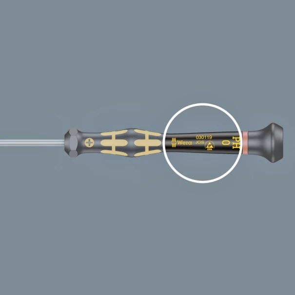 Микро отвертка 1567 TORX® BO ESD Kraftform Micro, TX 6 BOx60, 05030113001, WERA