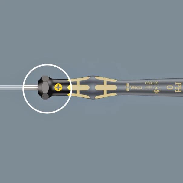 Микро отвертка 1567 TORX® BO ESD Kraftform Micro, TX 6 BOx60, 05030113001, WERA