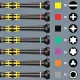 Микро отвертка 1567 TORX® BO ESD Kraftform Micro, TX 6 BOx60, 05030113001, WERA