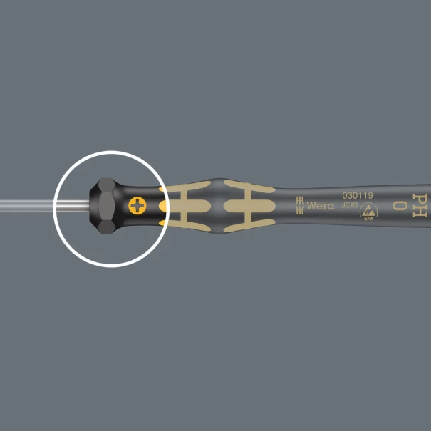 Отвертка микро глух ключ 1569 ESD, 2x60mm, 05030412001, WERA