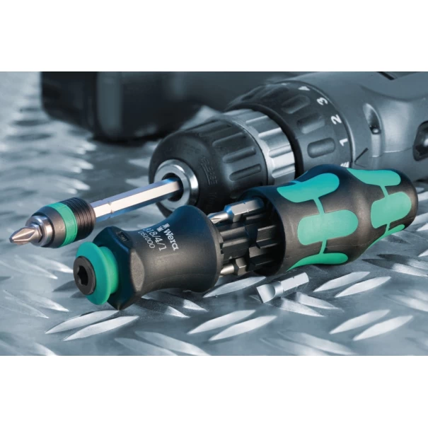 Комплект ръкохватка Kraftform Kompakt 25 в чанта 7ч, 05051024001, WERA