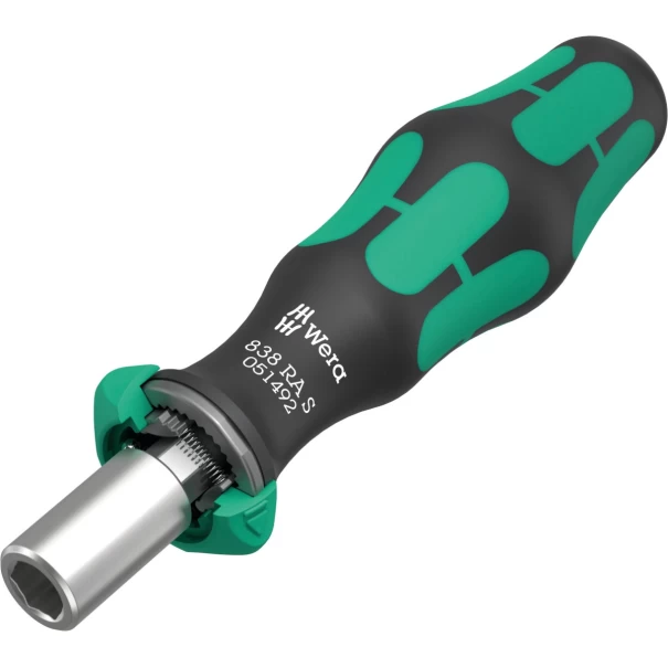 Ръкохватка държач за битове с тресчотка 838 RA S Р, 1/4", 05051492001, WERA