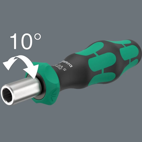 Ръкохватка държач за битове с тресчотка 838 RA S Р, 1/4", 05051492001, WERA