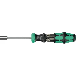 Отвертка с магазин за битове Kraftform Kompakt 27 RA 2, 7ч, 05051518001, WERA