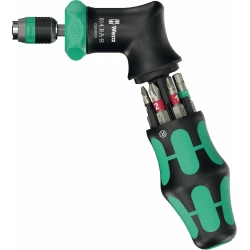 Отвертка с магазин за битове пистолетна Kraftform Kompakt RA-R 1, 8ч, 05051535001, WERA