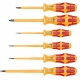 Комплект отвертки изолирани Kraftform 1060 i/1062 i/6, 6бр, 05051575001 + фазомер, WERA