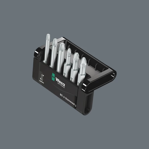 Комплект битове Bit-Check 6 V Universal 1, 6ч, 05056478001, WERA