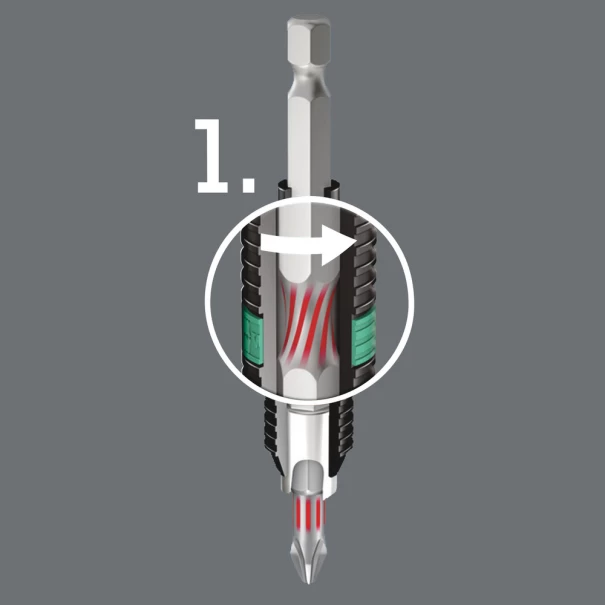 Бит 855/1 BTZ, PZ 1x25, 05056720001, WERA
