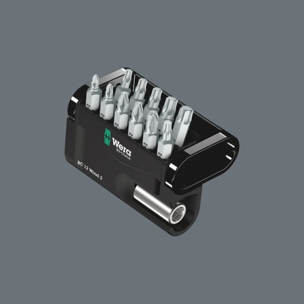 Комплект битове Bit-Check 12 Wood 2, 12ч, 05057422001, WERA