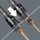 Държач за битове 897/4 IMP R Impaktor с пръстенов магнит и фиксиращ ринг, 1/4''x75, 05057676001, WERA