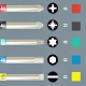 Комплект ръкохватка с накрайници Kraftform Kompakt 60 Tool Finder 17ч, 05059303001, WERA