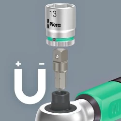 Динамометричен ключ Safe-Torque A 2, 1/4", 2-12 Nm, 05075801001, WERA