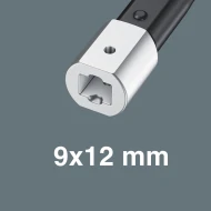 Глава тресчоткова 7772 B, с лост, 3/8"x52mm, 05078636001, WERA