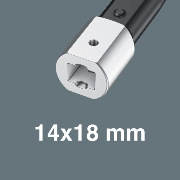 Глава гаечна отворена 7780, 22x61mm, 05078678001, WERA