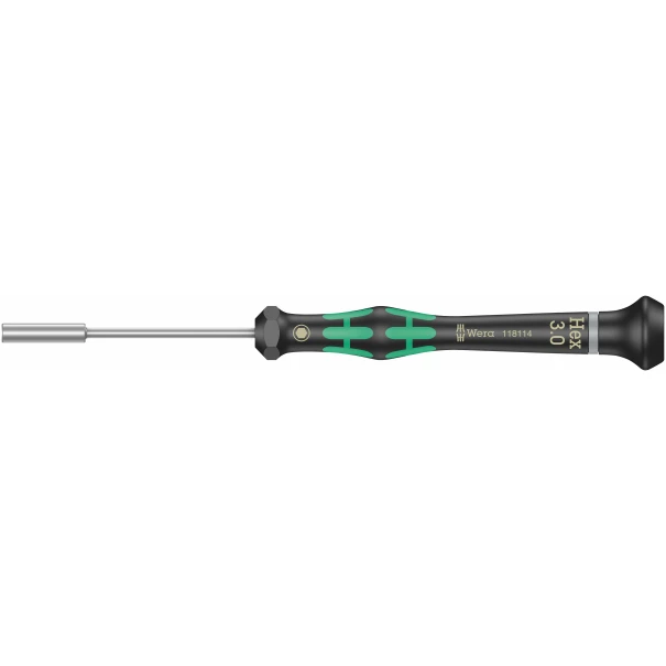Отвертка, глух ключ 2069 Elektroniker, за електроника, 3.0x60, 05118114001, WERA