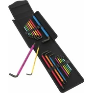 Комплект ключове имбусни Г-образни Big Pack Multicolour Hex-Plus / TORX® Set 1, 19бр, 05133287001, WERA